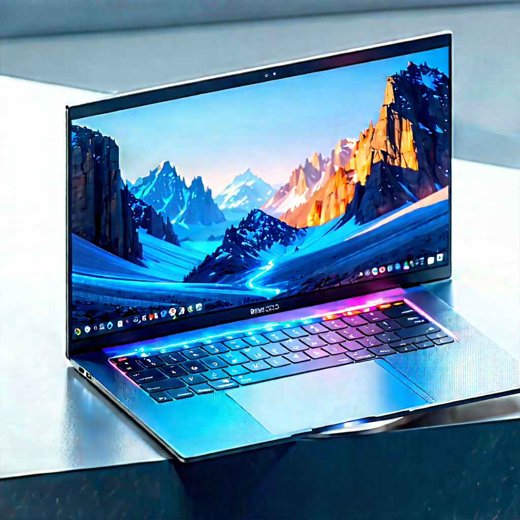Laptop With Holographic Display With Laptop Computer
