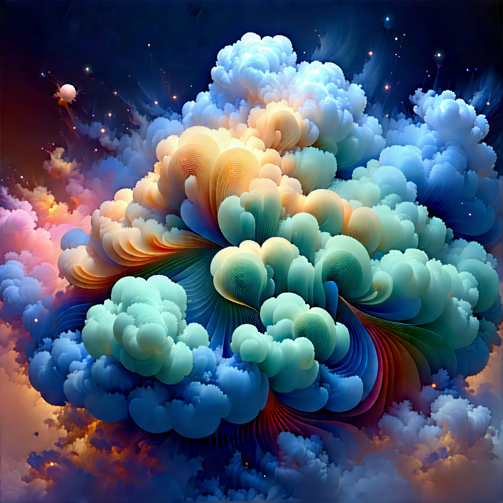 (cloud:1.49) Computing Visualization With Colorful Vibrant
