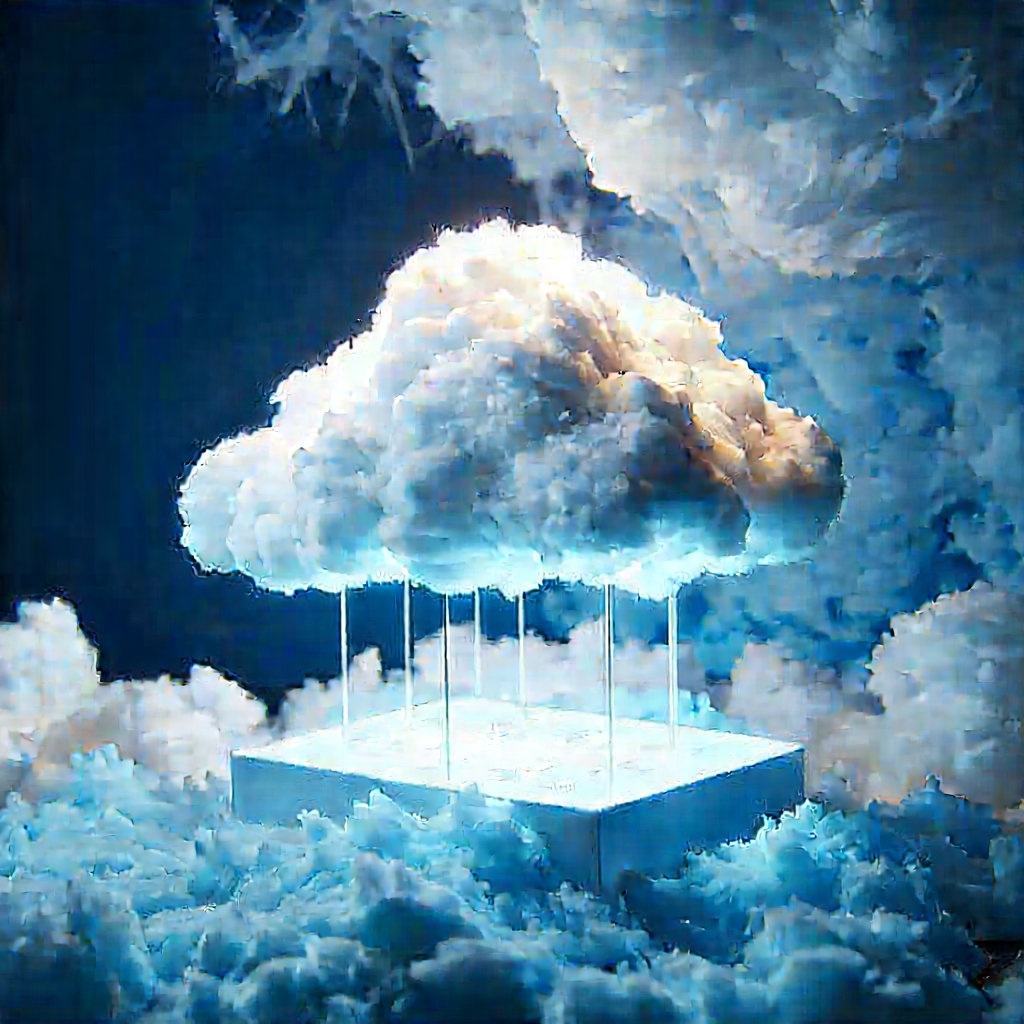 Cloud Computing Visualization With Image, There
