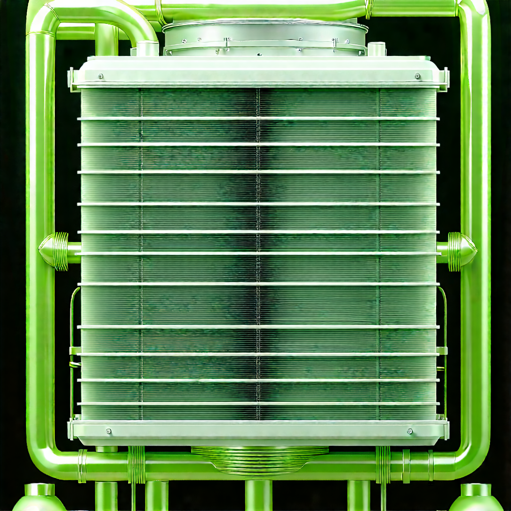 Close-up of cooling system
