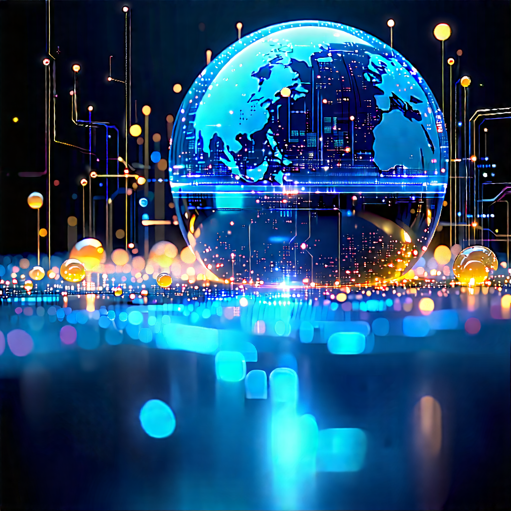 Big Data Visualization With Blue White