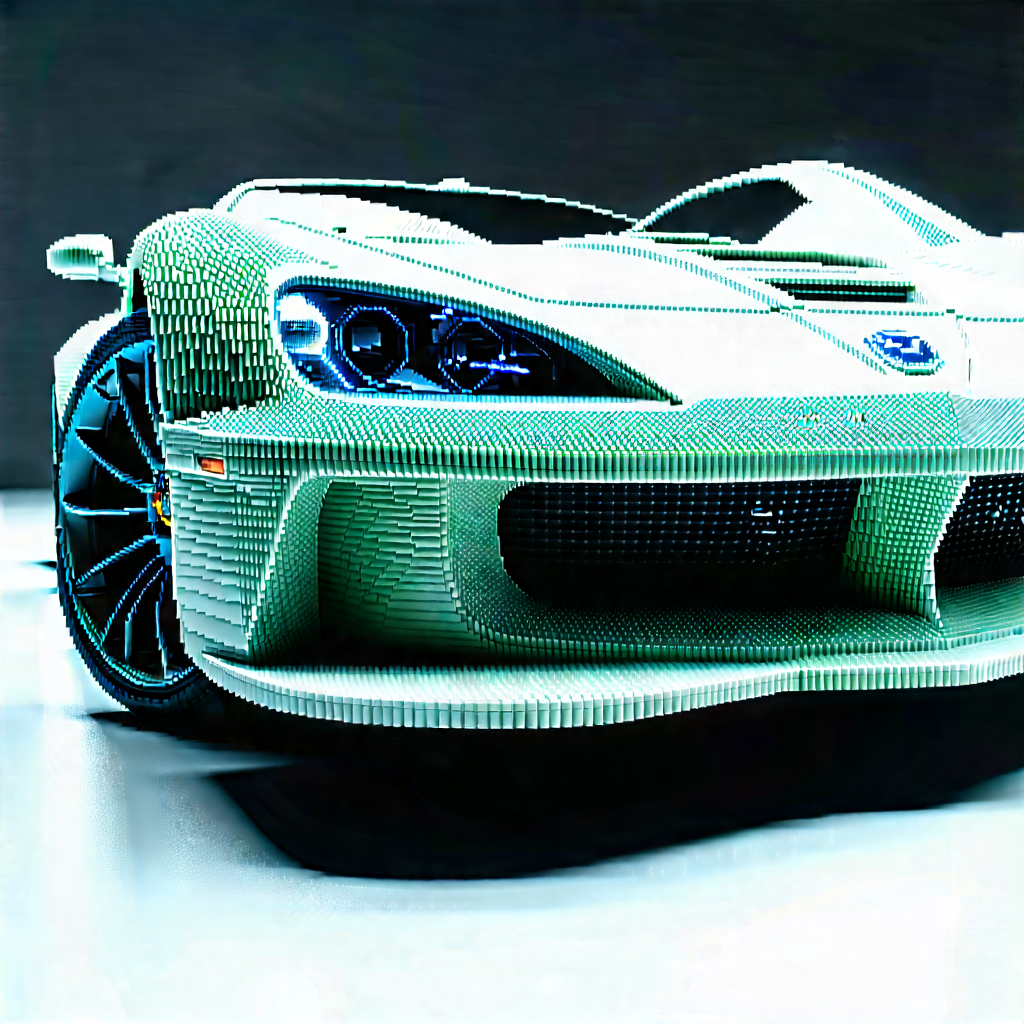 Automotive Technology In Research Center With Green Sports