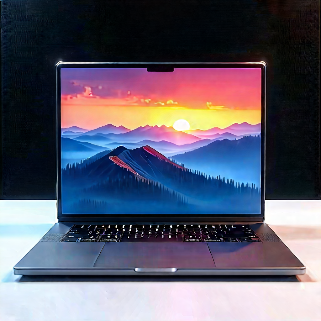 Laptop With Streaming Content With Laptop Computer