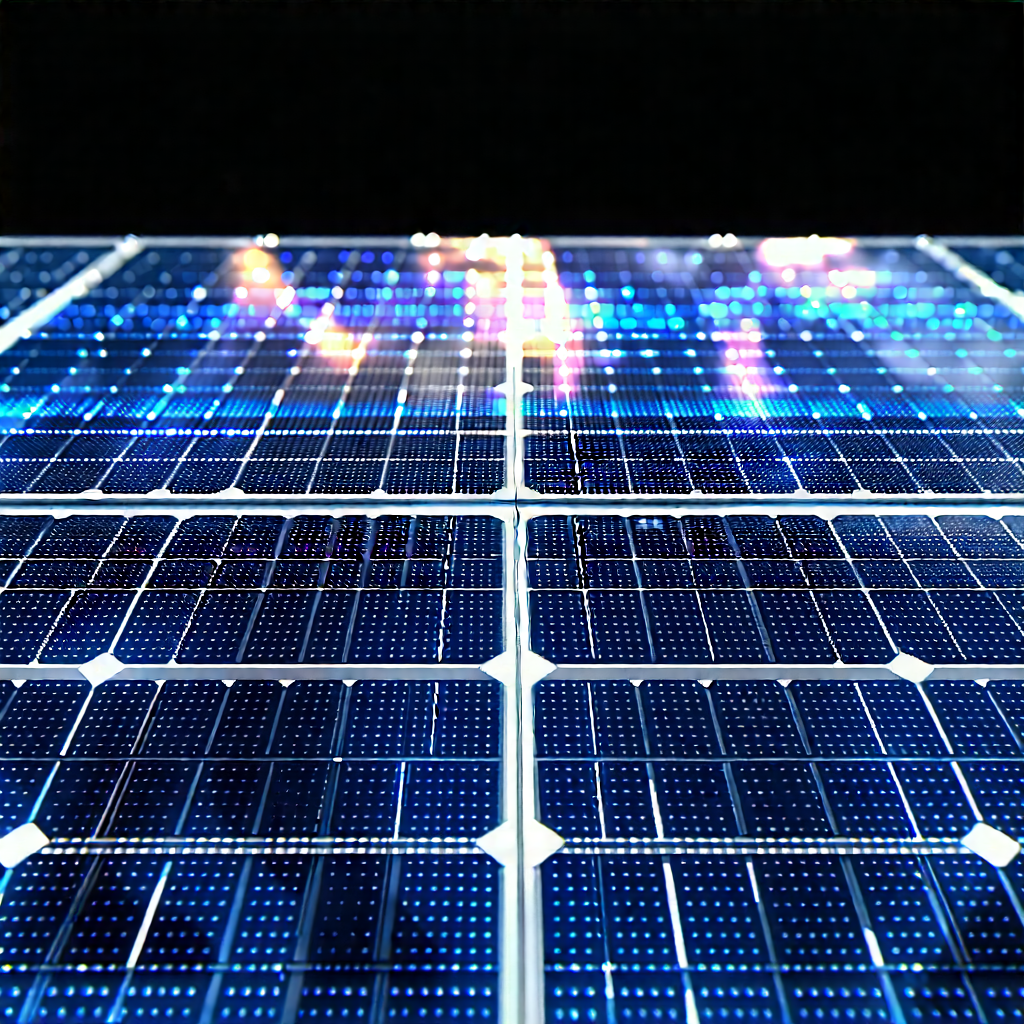 Solar Panel With Holographic Projection With Solar Panel