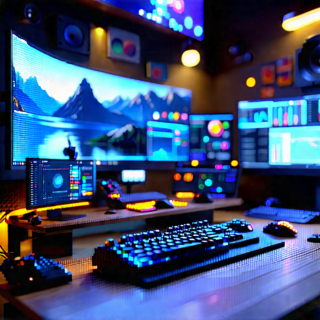 Entertainment technology in tech office
