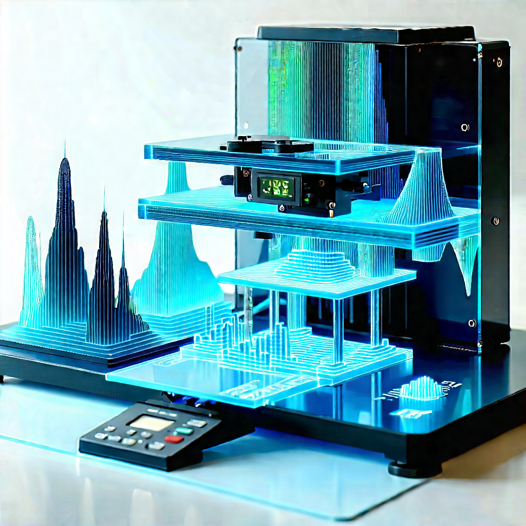 3d printer with data streams