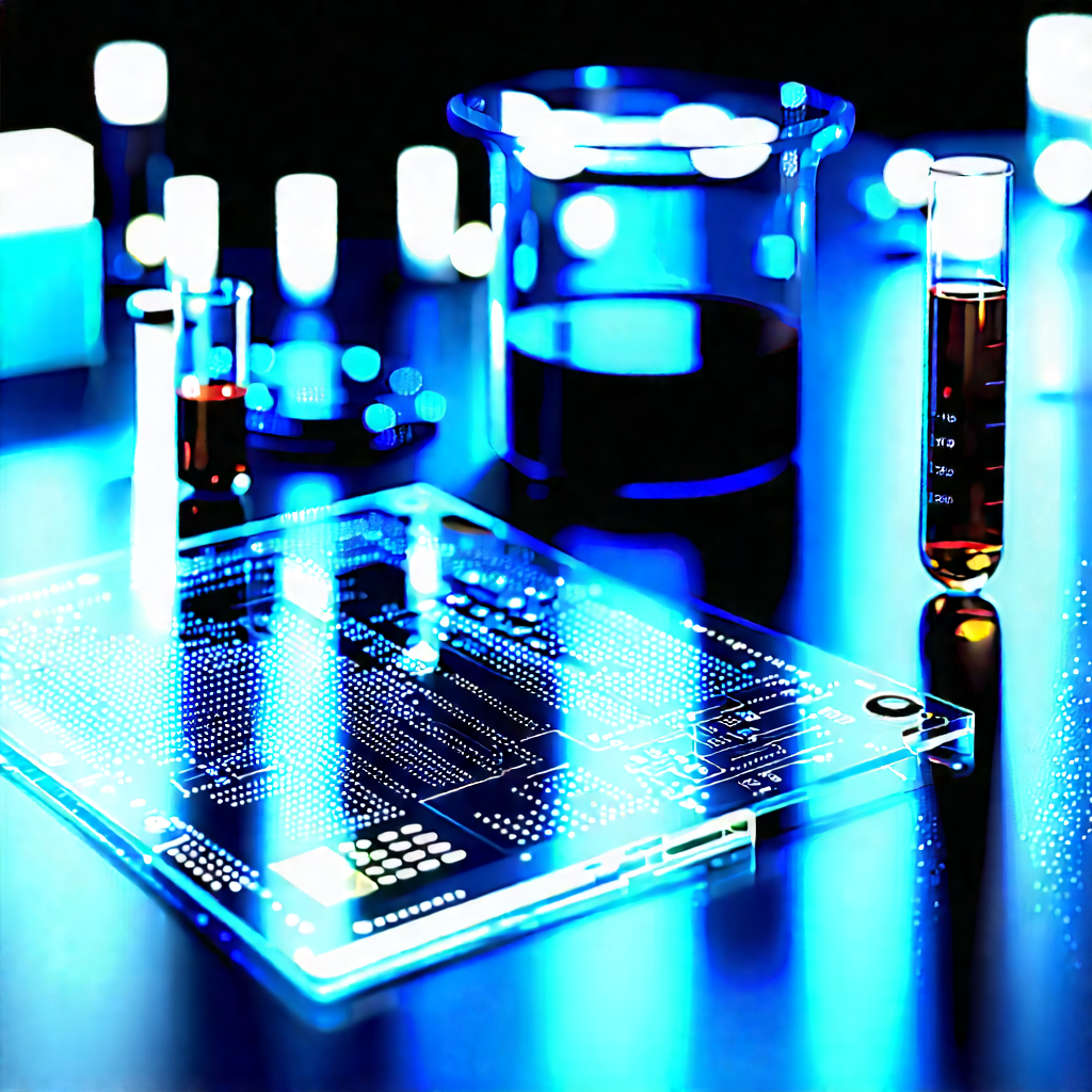 Educational Technology In (modern:1.16) Laboratory With Table Variety