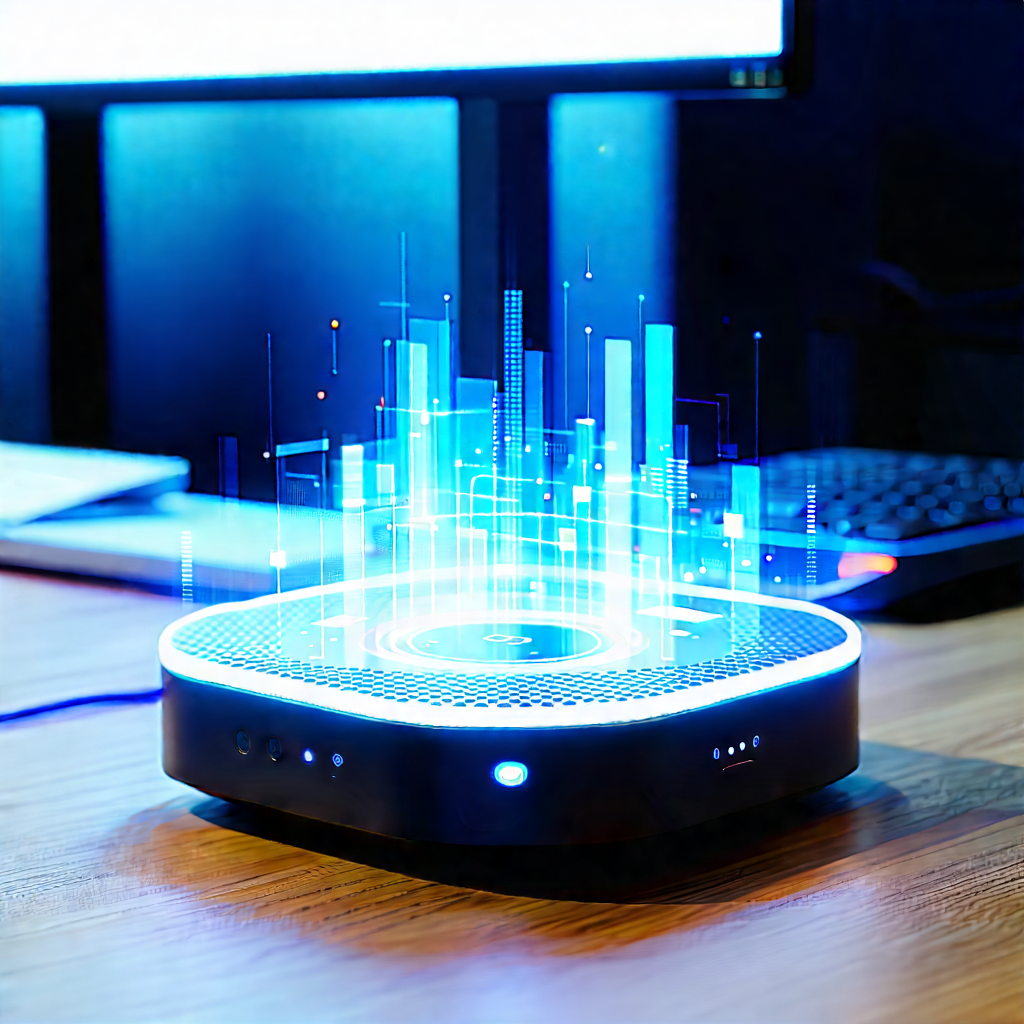 Smart home device with data visualization