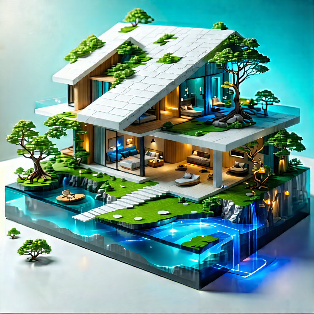 Smart home device with streaming content