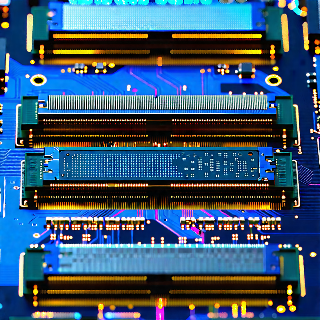 Close-up of memory module