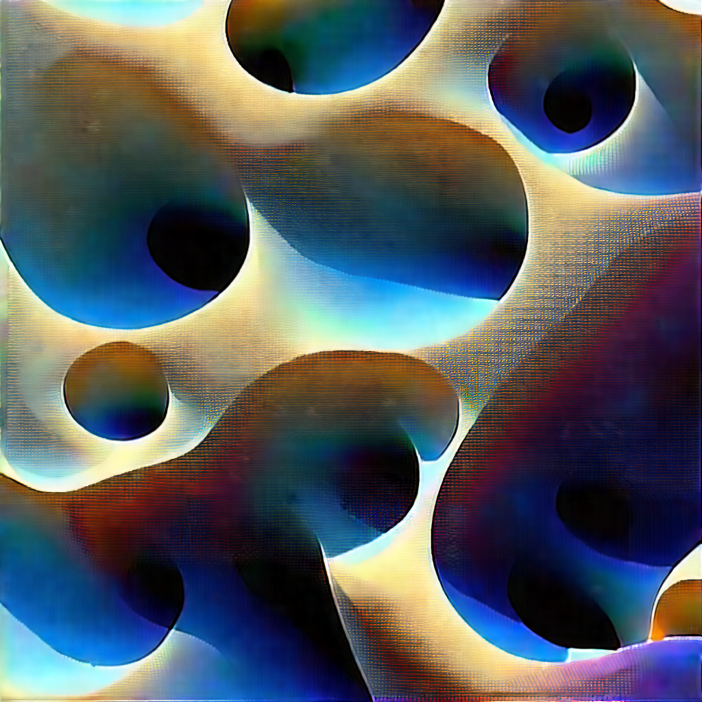 Smartphone With (digital:1.47) Artwork With Large, Colorful,