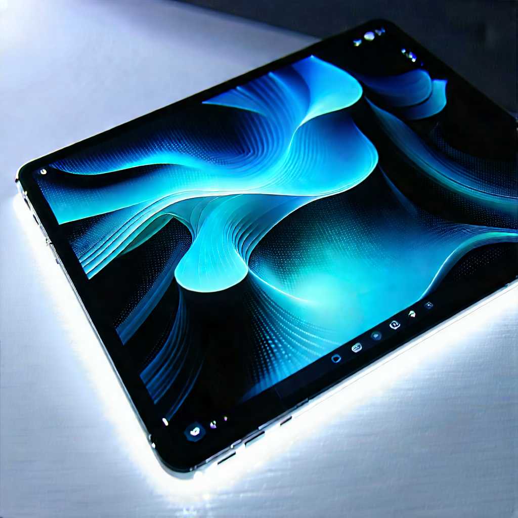 Tablet With Holographic Display With Tablet Computer