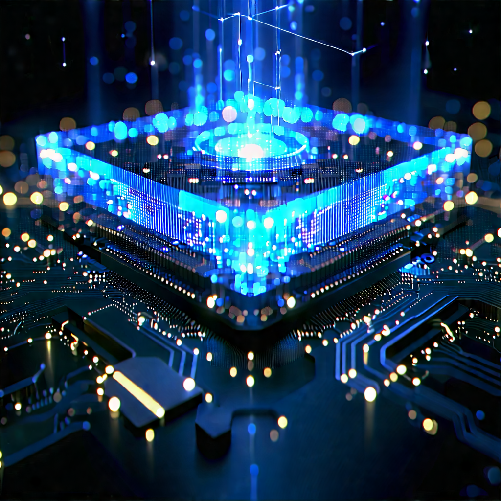 Quantum computer with digital particles