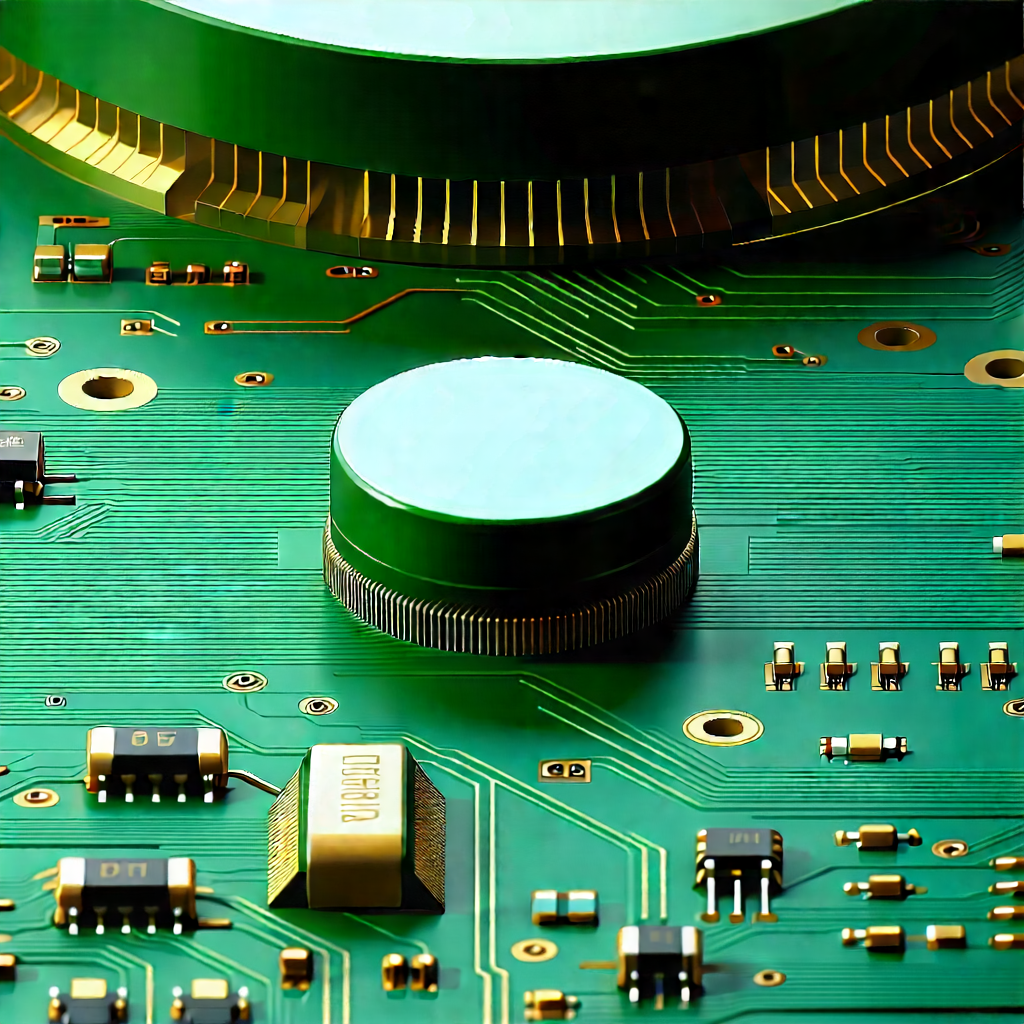 Close-up of electronic circuit
