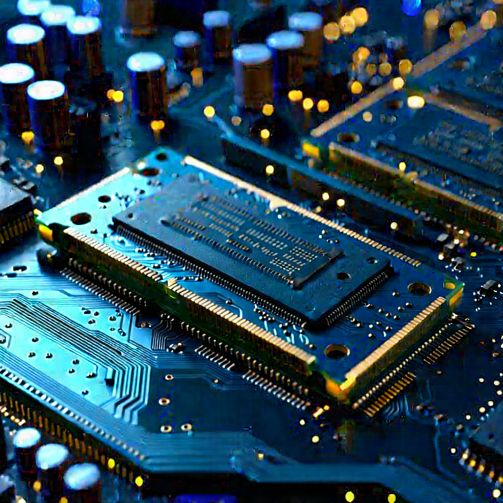 Close-up of memory module