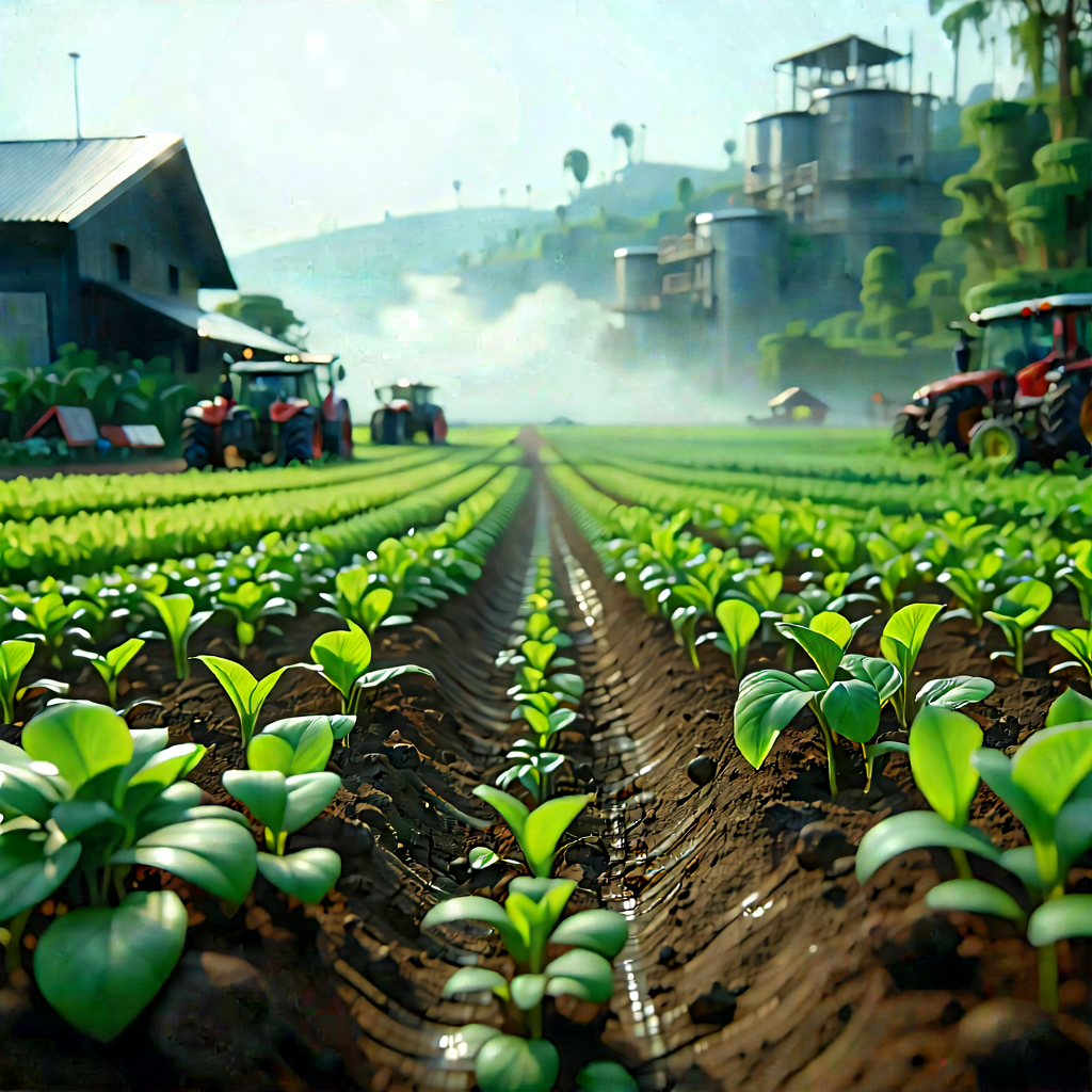 Agricultural Technology In Modern Laboratory With Image, There