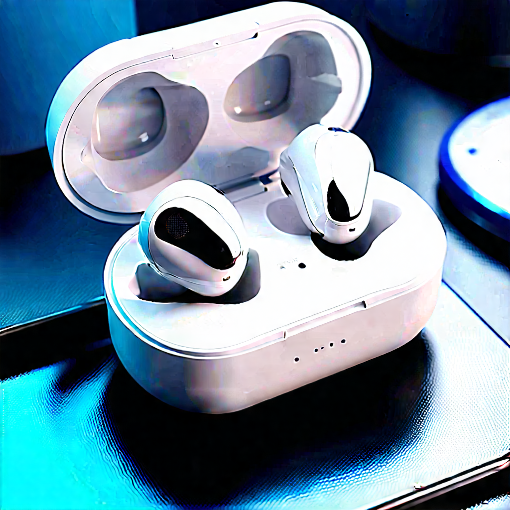 Wireless earbuds with data visualization