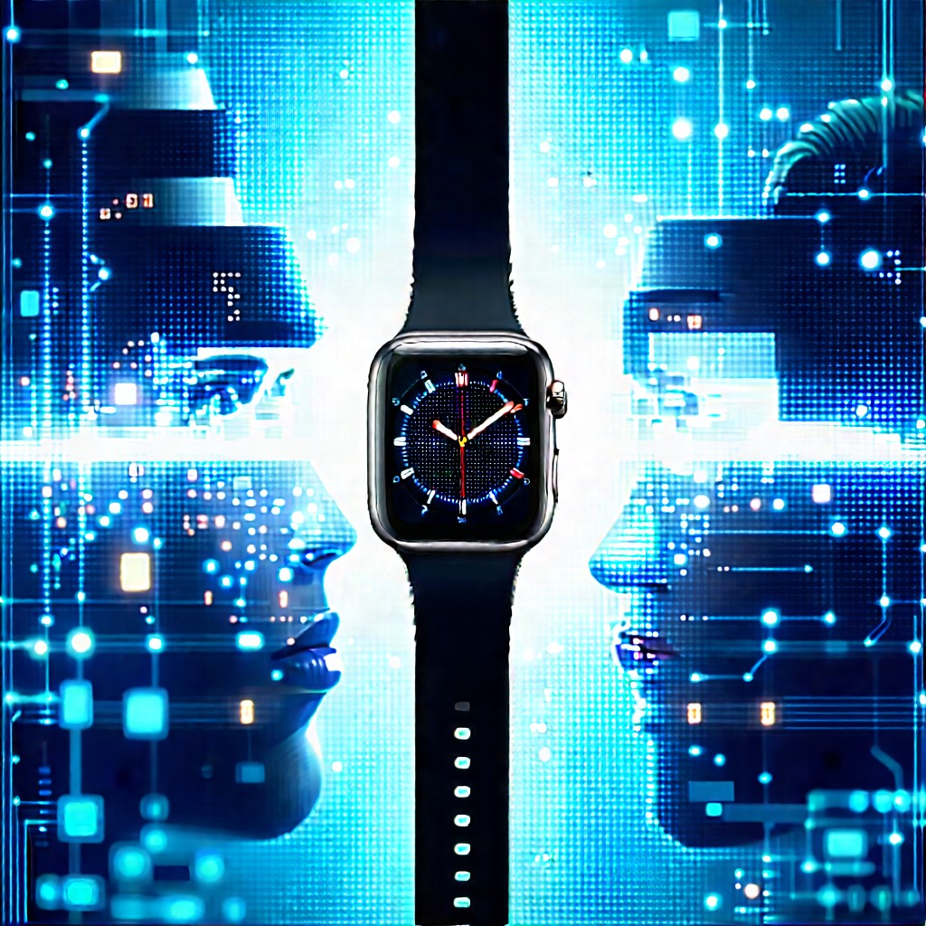Smart watch with data visualization