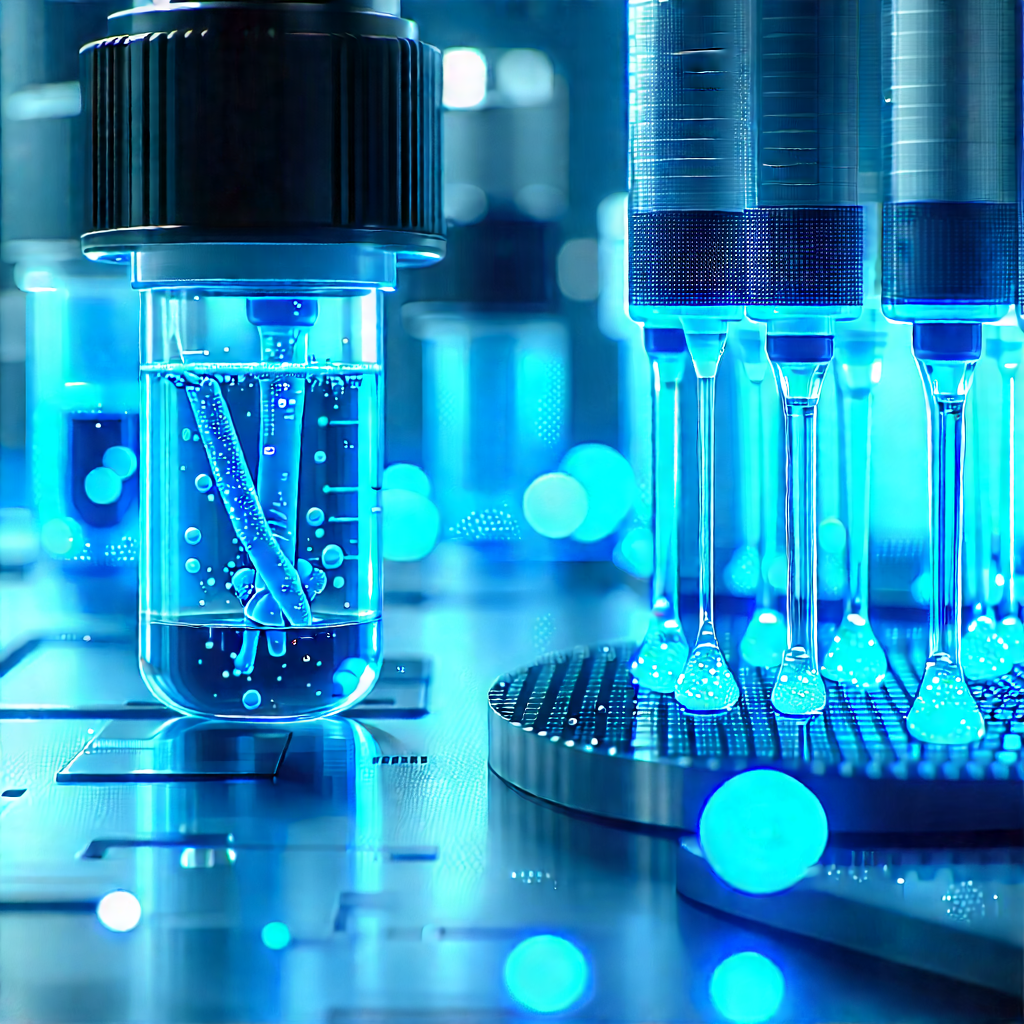 Healthcare Technology In Manufacturing Facility With Laboratory Setting