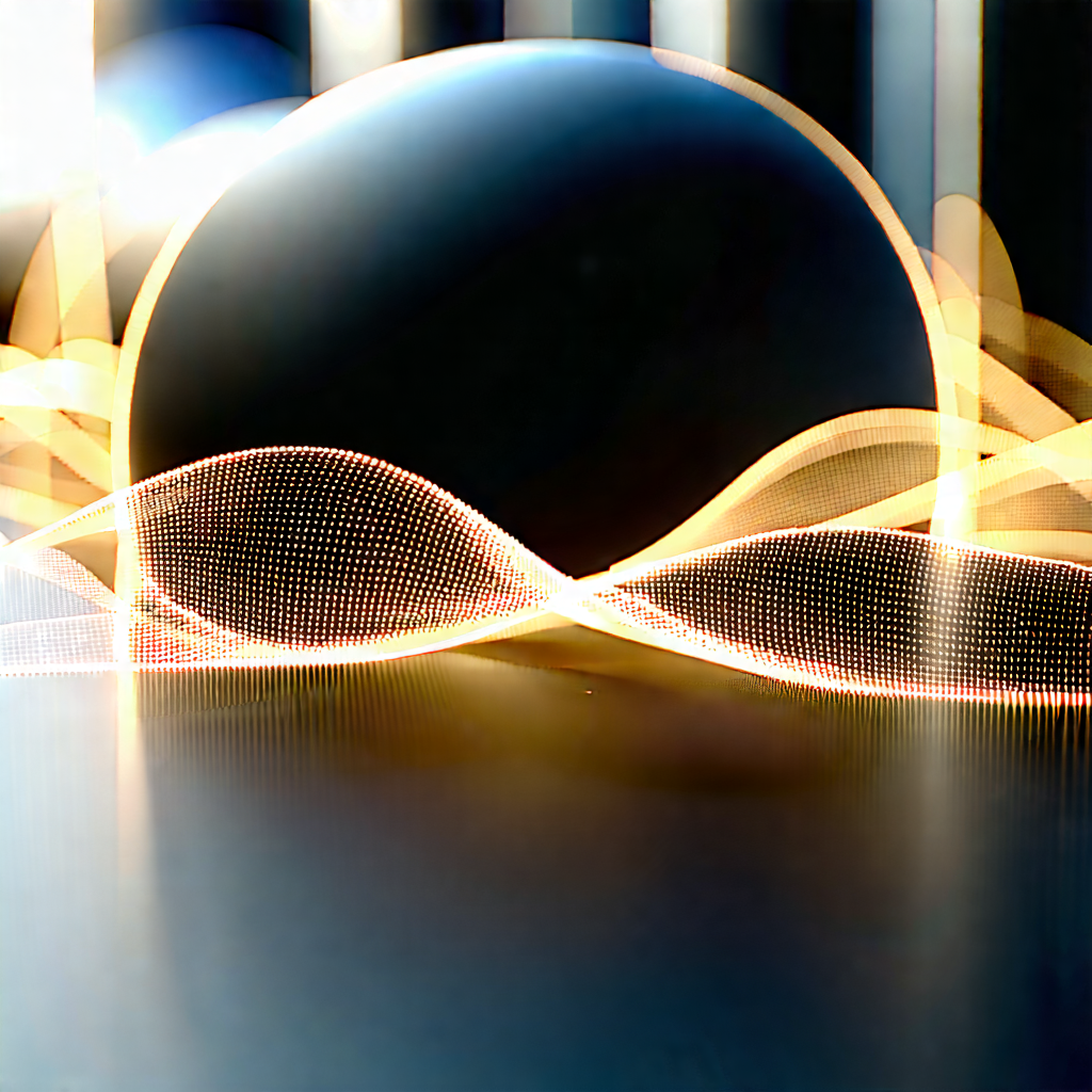 Close-up Of Fiber Optic Cables With Black White
