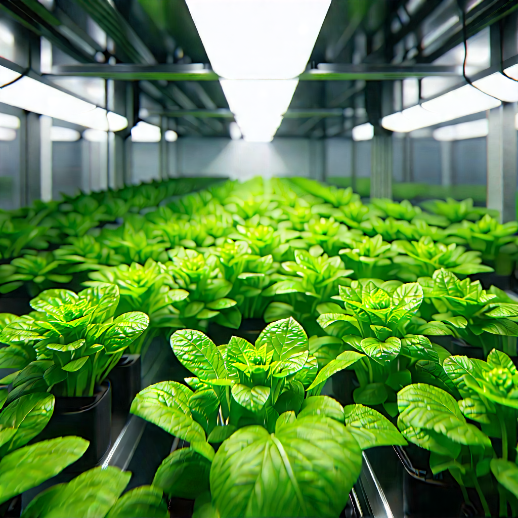 Agricultural Technology In Manufacturing Facility With Image, There