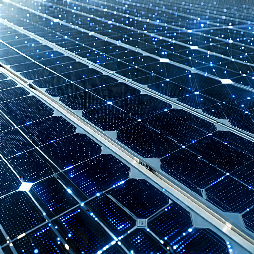 Solar Panel With Data Streams With Large Solar