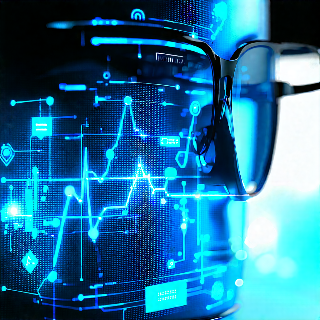 Innovative Medical Technology Design With Blue White