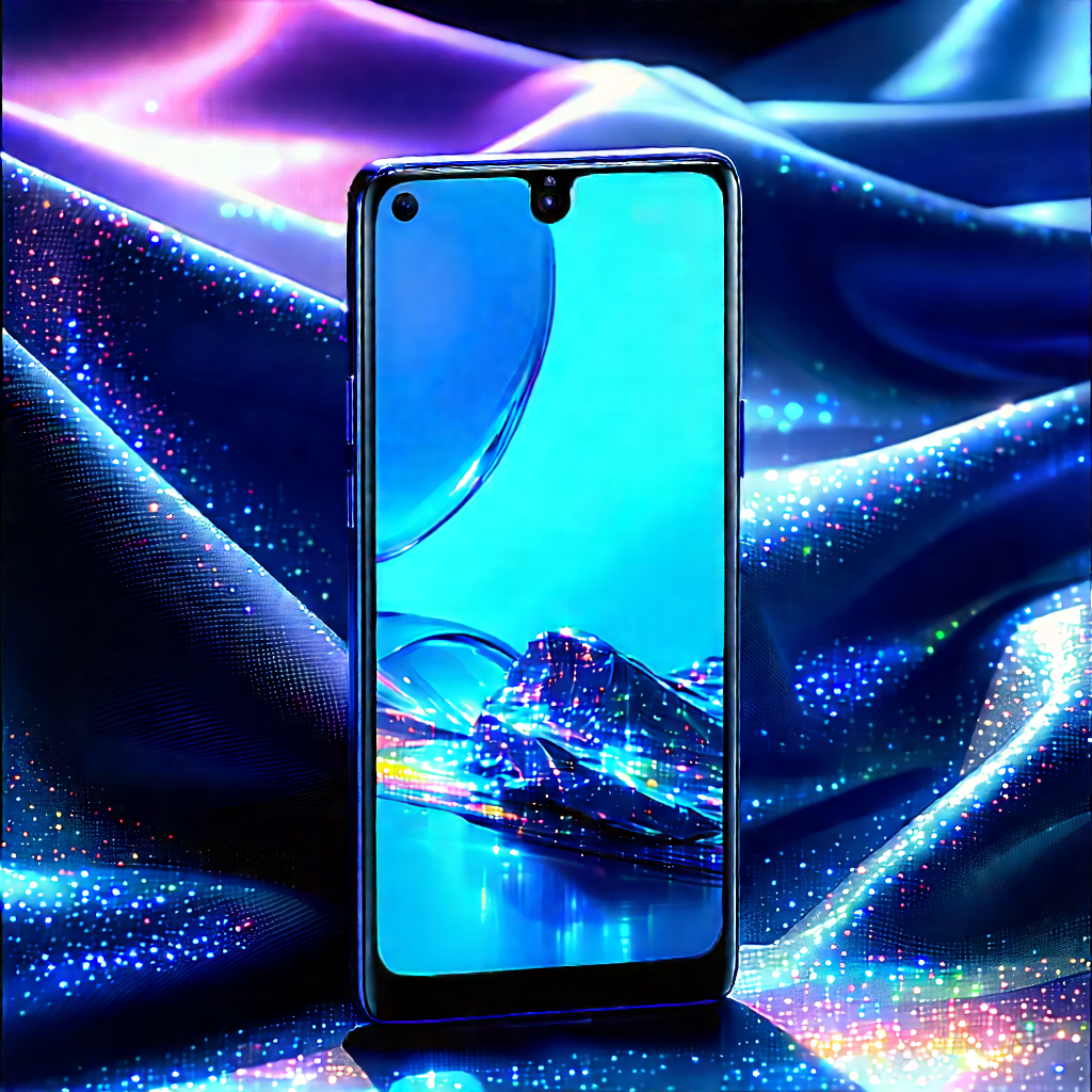 Smartphone With Digital Artwork With Cell Phone