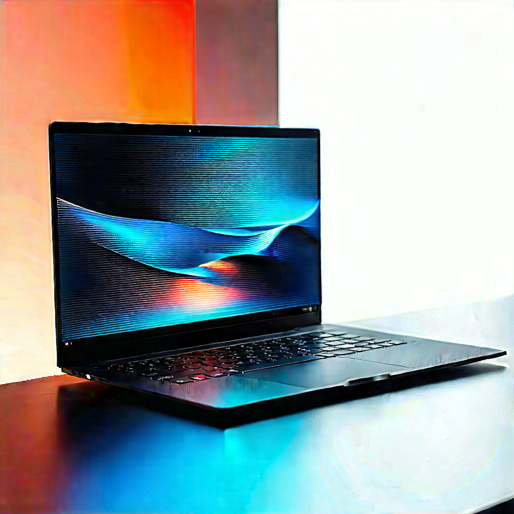 Laptop With Holographic Display With Laptop Computer