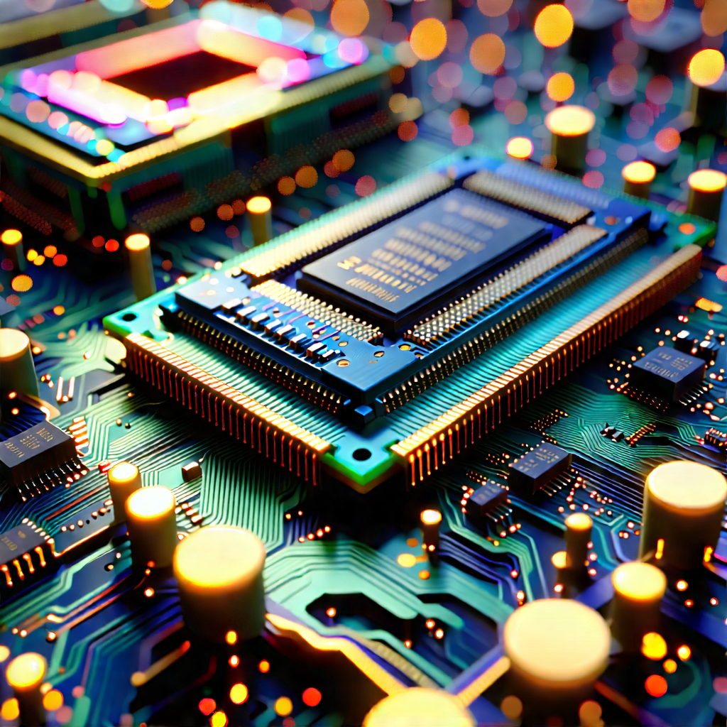 Close-up of memory module