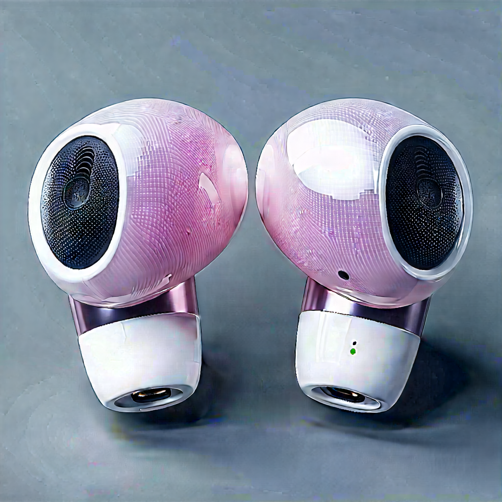 Wireless earbuds with data visualization