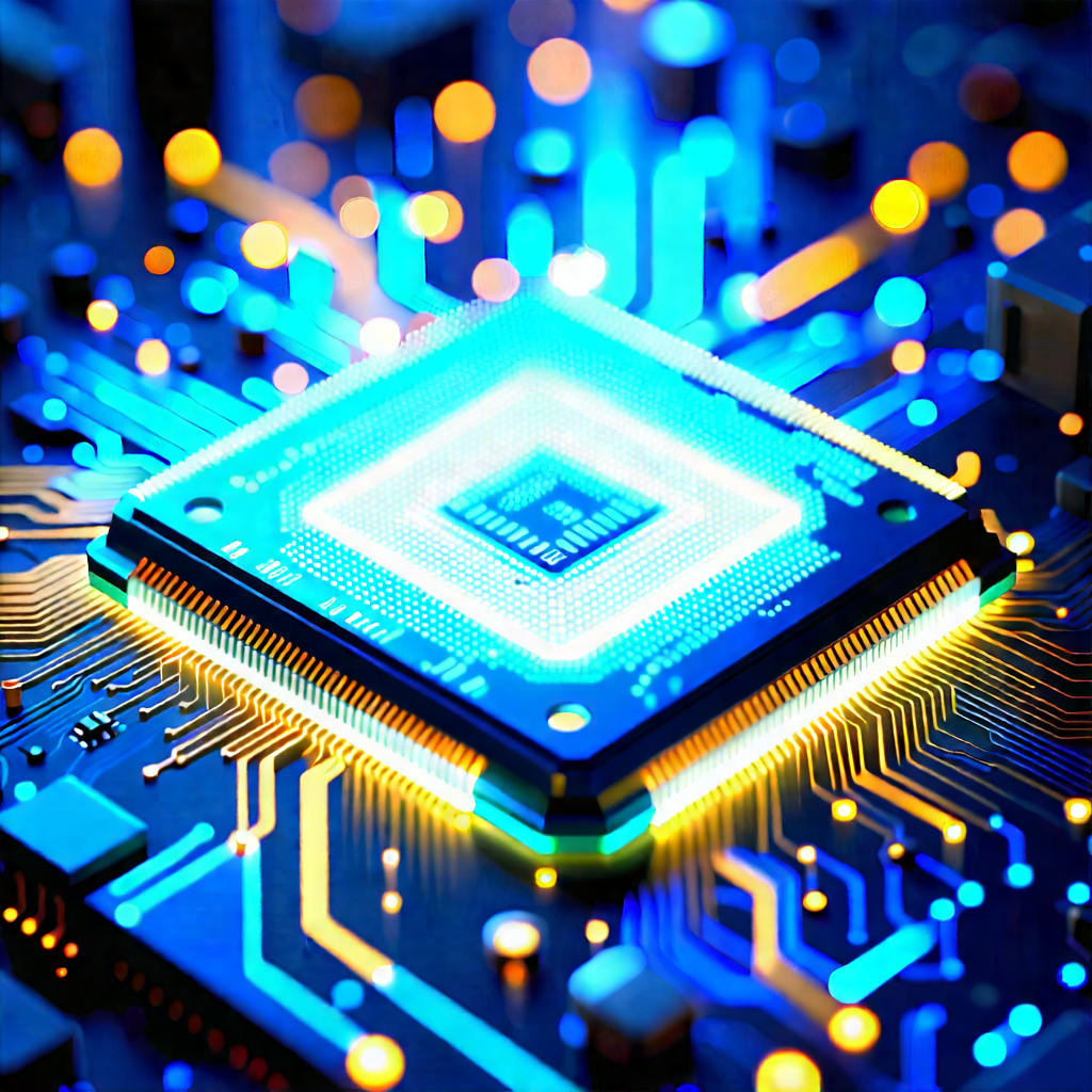 Microchip with data streams