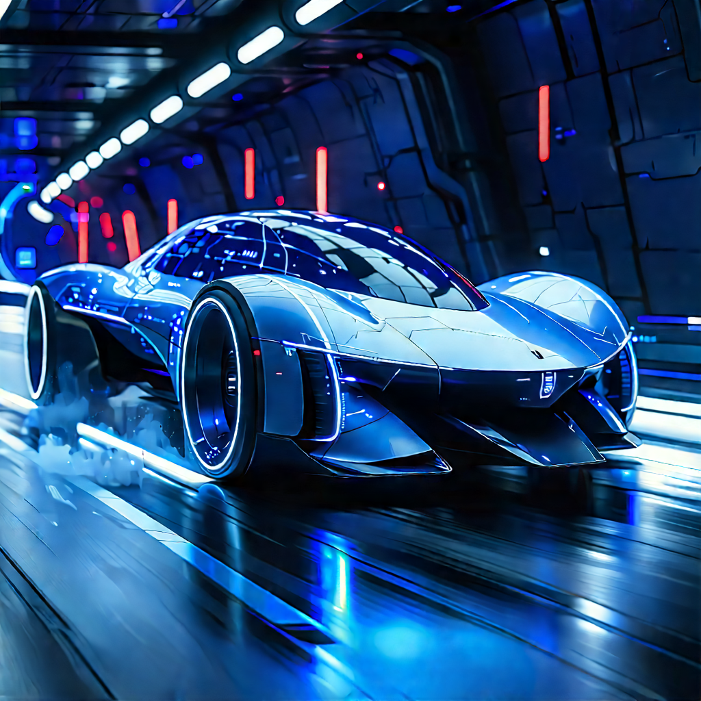 Innovative Electric Vehicle Design With Futuristic Driving