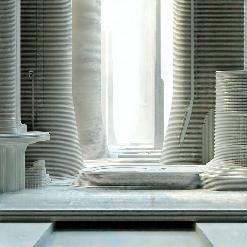 Futuristic research laboratory