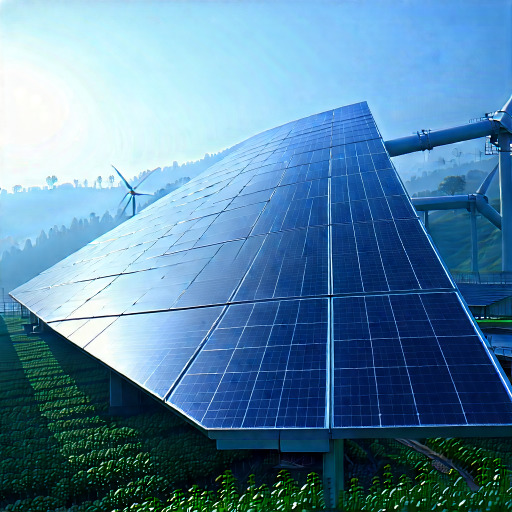 Innovative Renewable Energy (design:1.36) With Large Solar