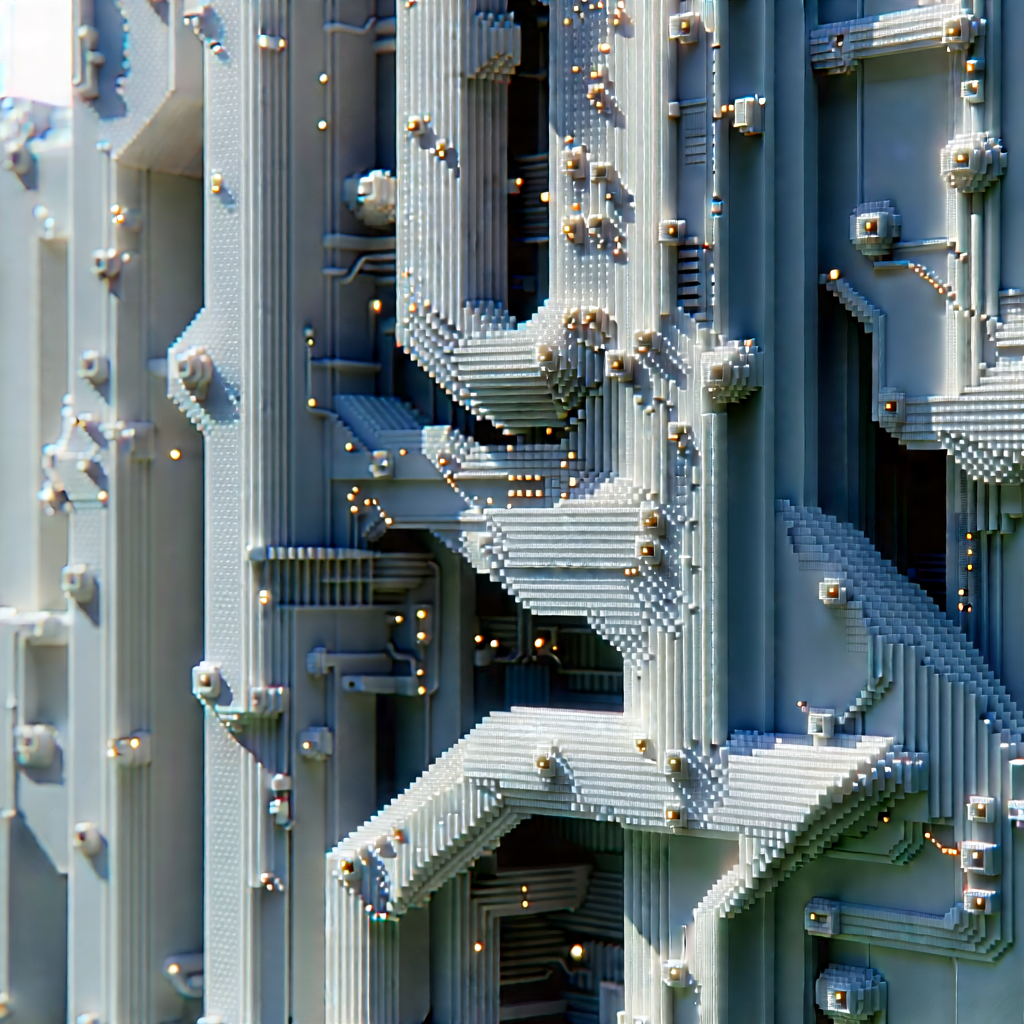 Close-up of sensor array