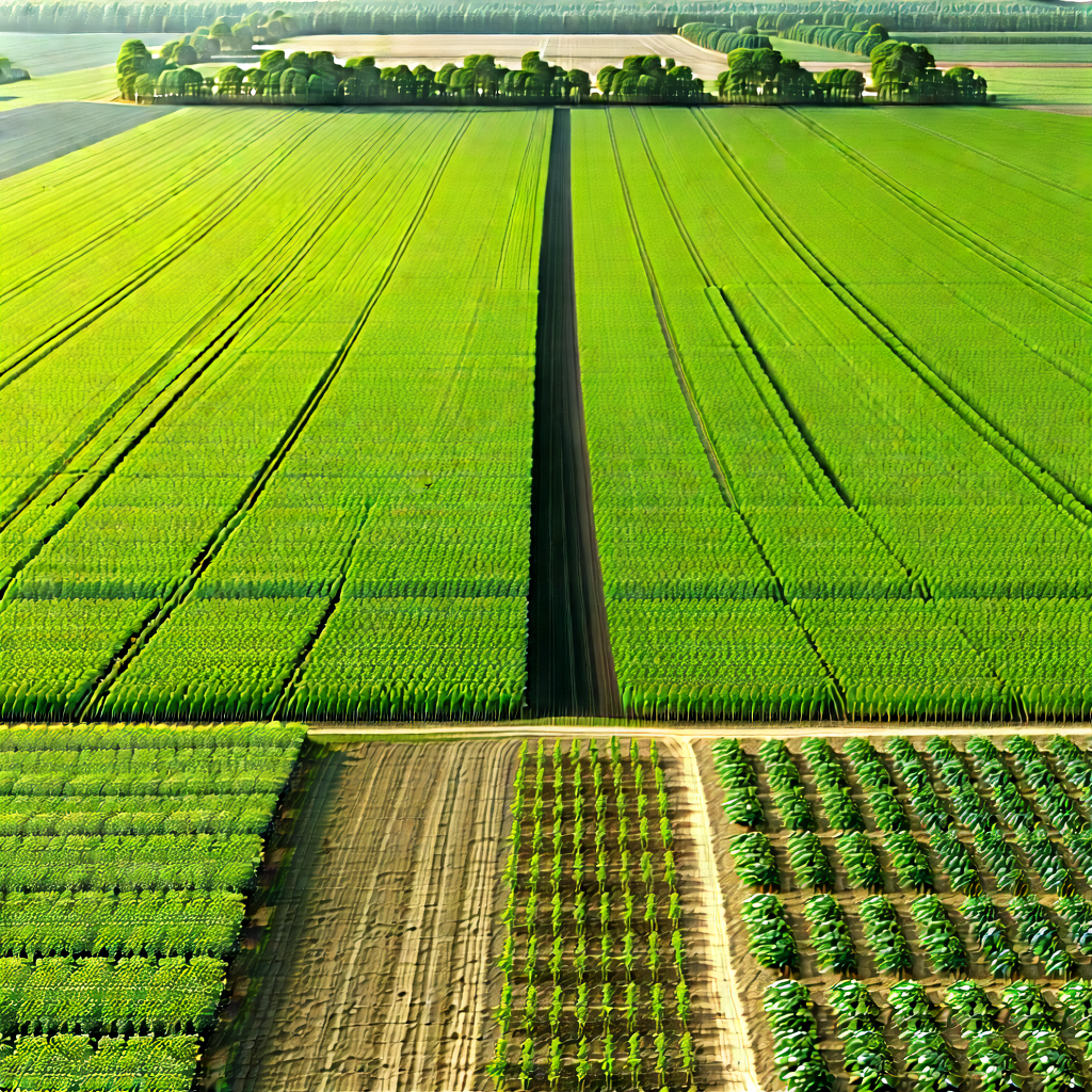 Agricultural Technology In Design Studio With Large, Lush