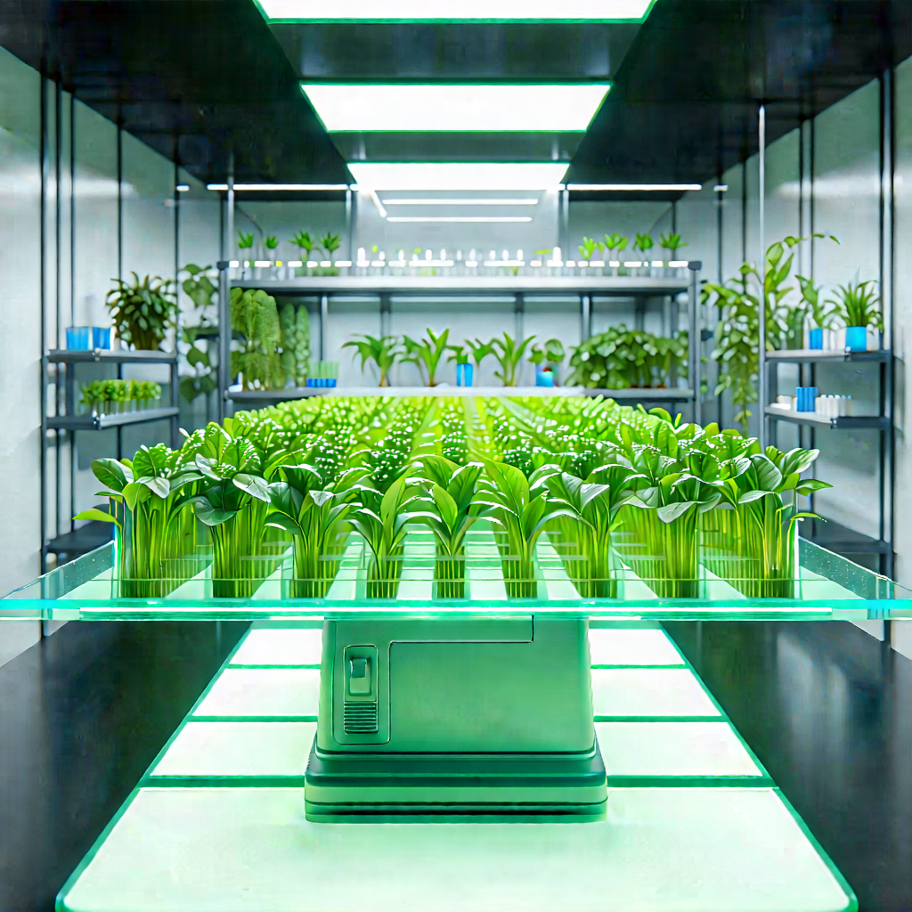 Agricultural Technology In Modern Laboratory With Image, There