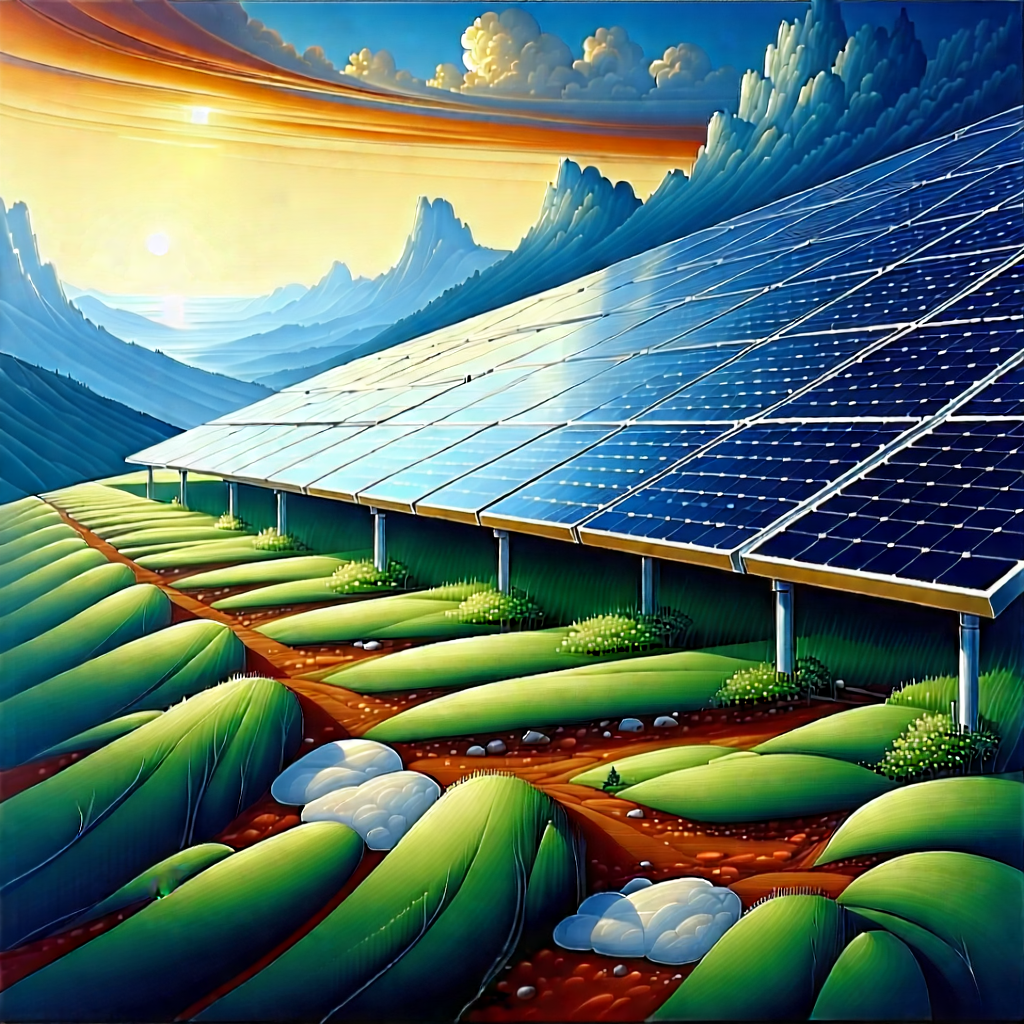 Innovative Renewable Energy (design:1.18) With Painting Large