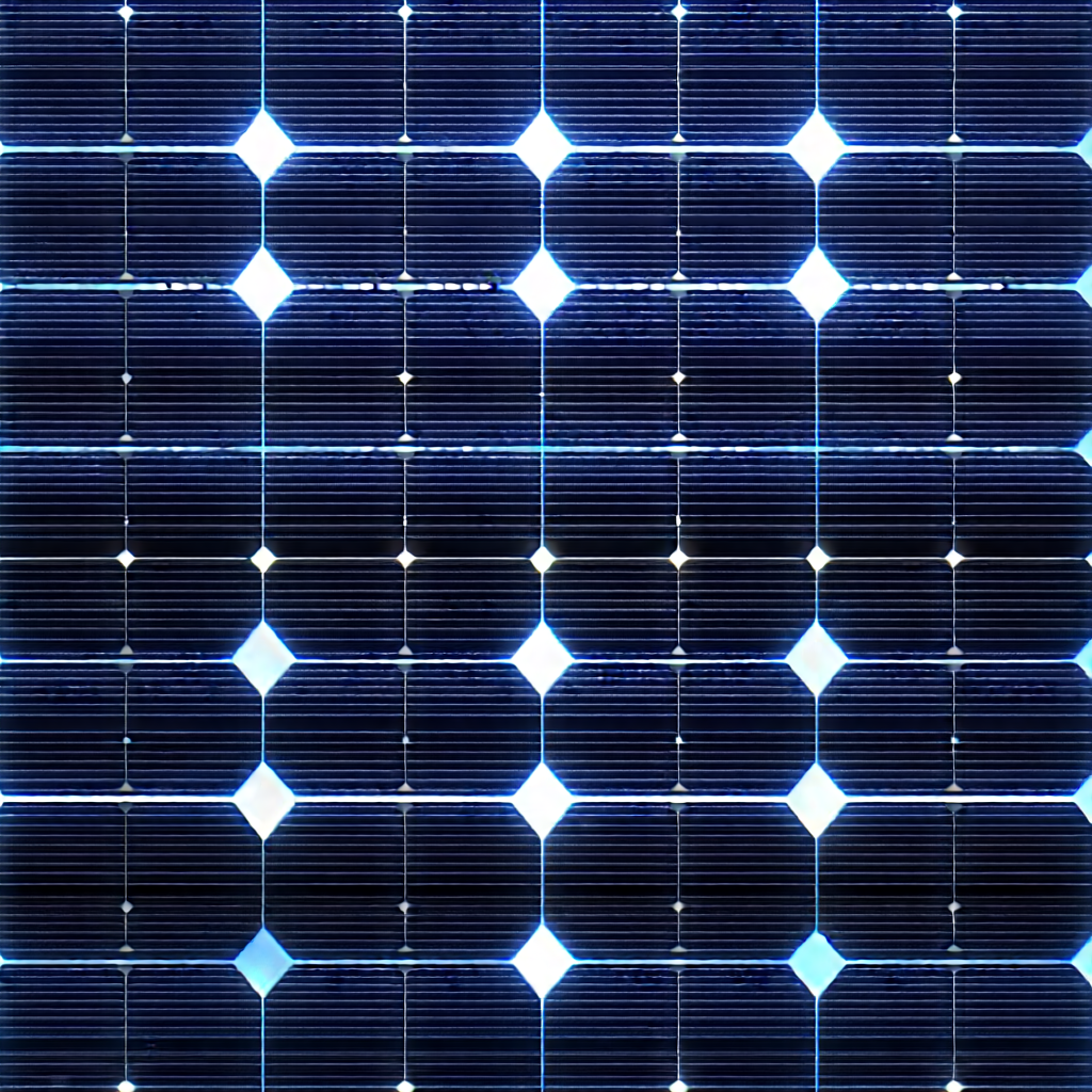Solar panel with holographic projection