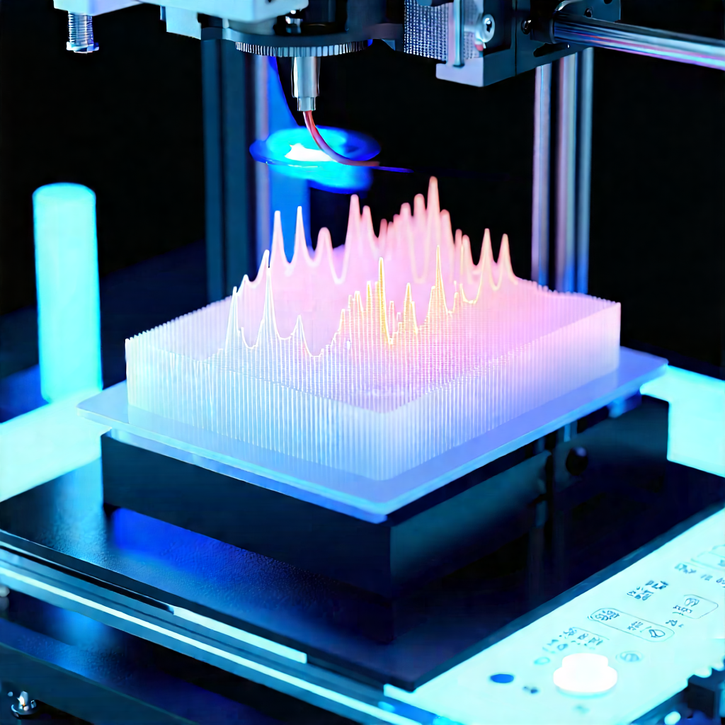 3d printer with data streams