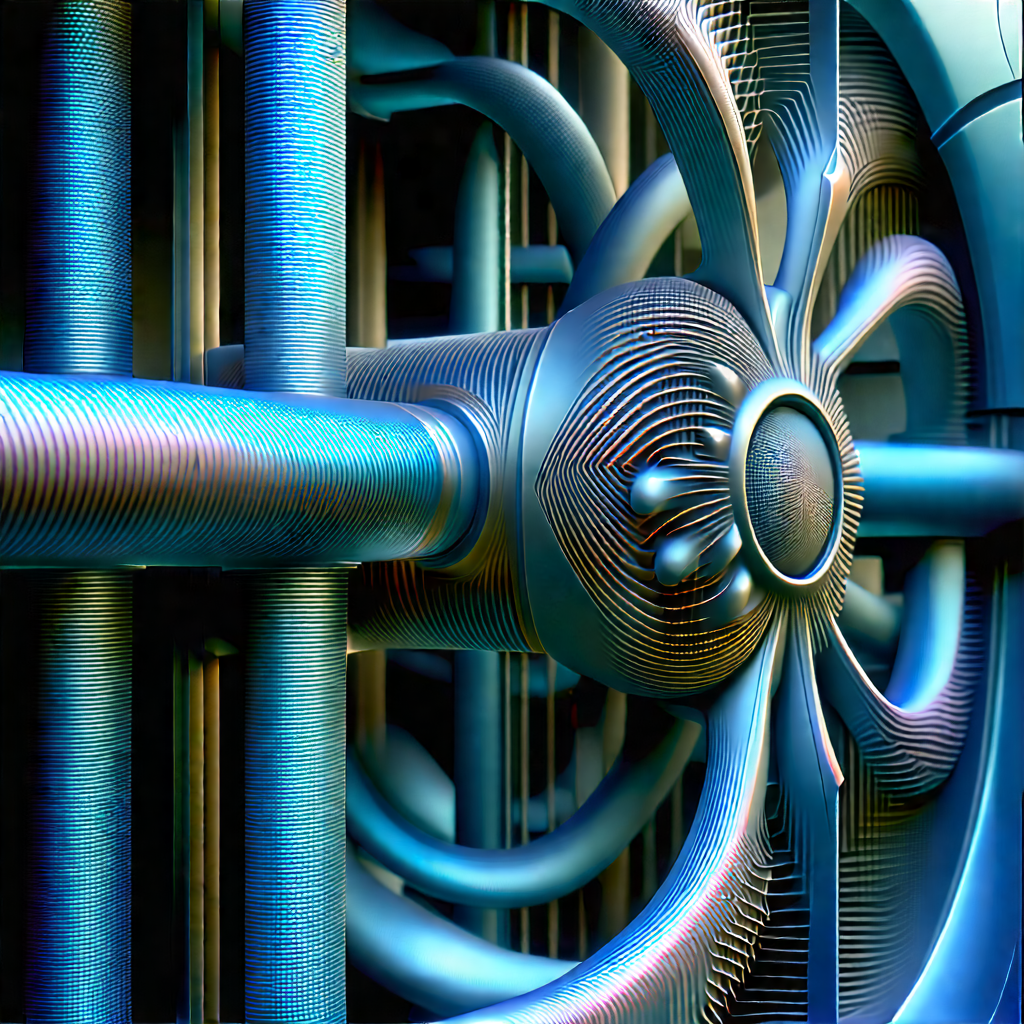 Close-up of cooling system