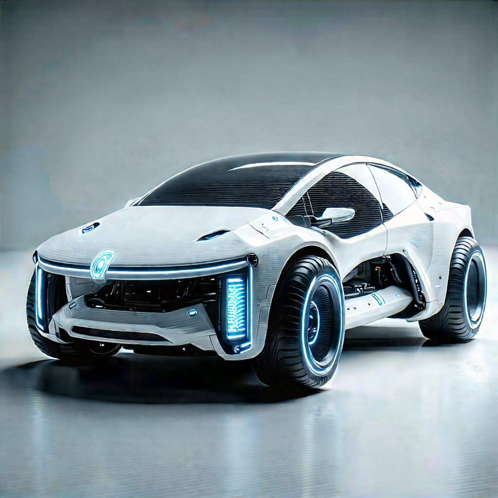 Innovative Electric Vehicle Design With Futuristic Sleek