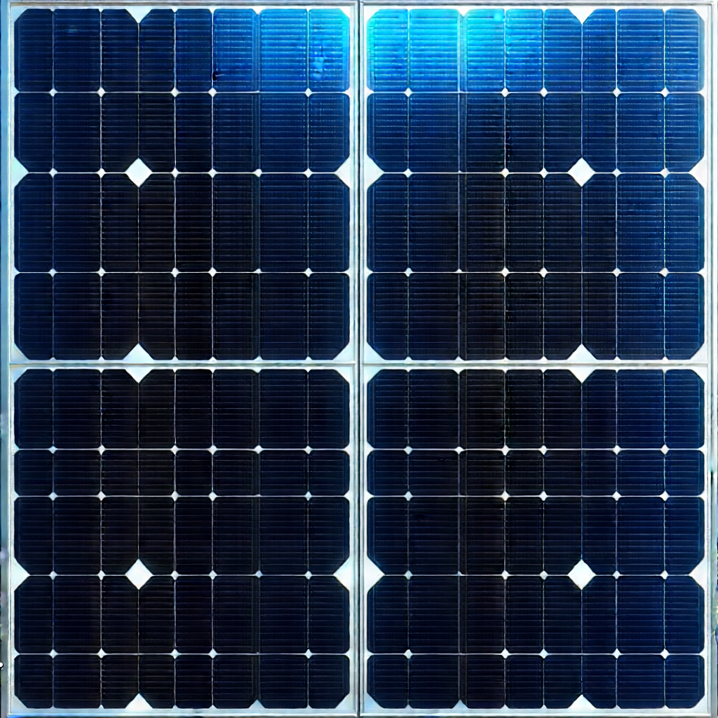 Solar Panel With Holographic Projection With Large Solar