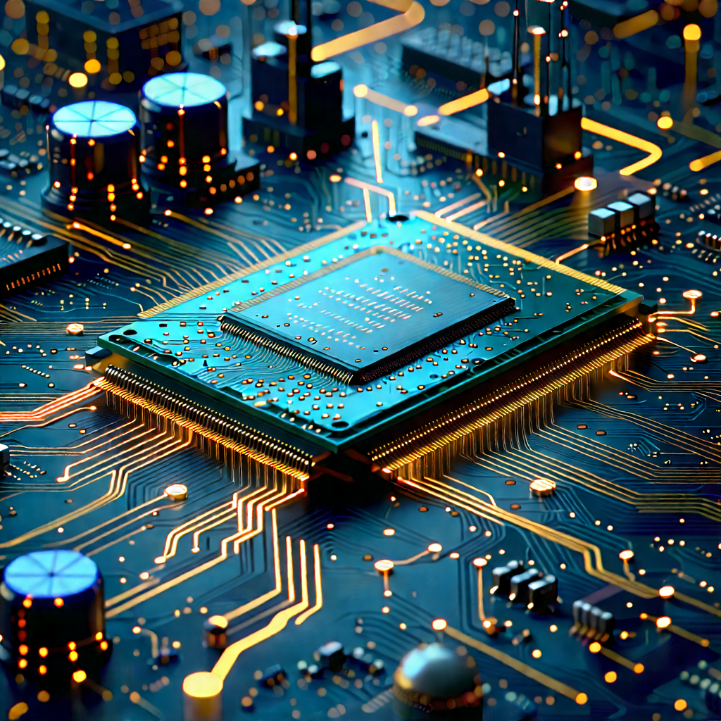 Circuit board with data streams