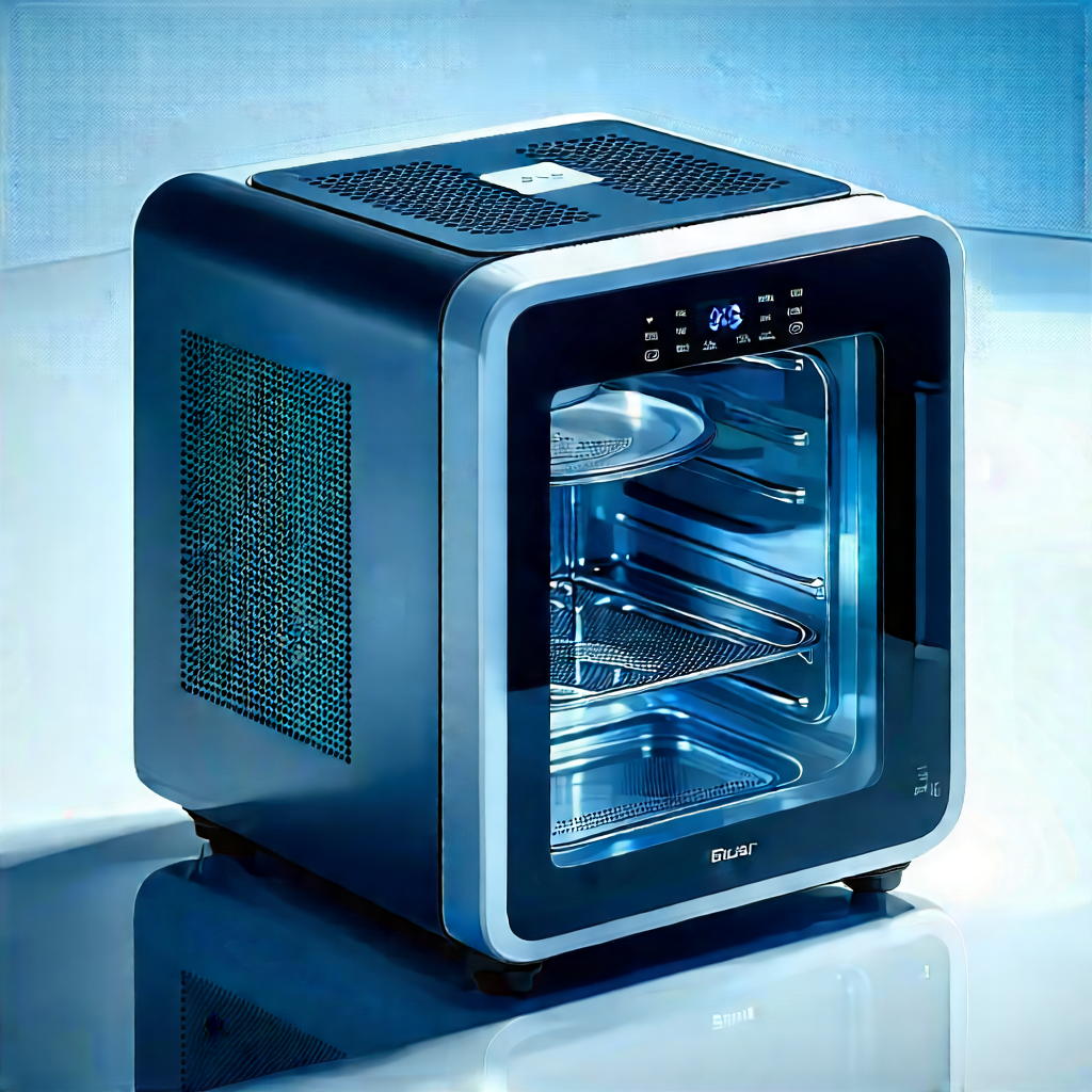 Innovative Smart Appliance Design With Small, Blue,
