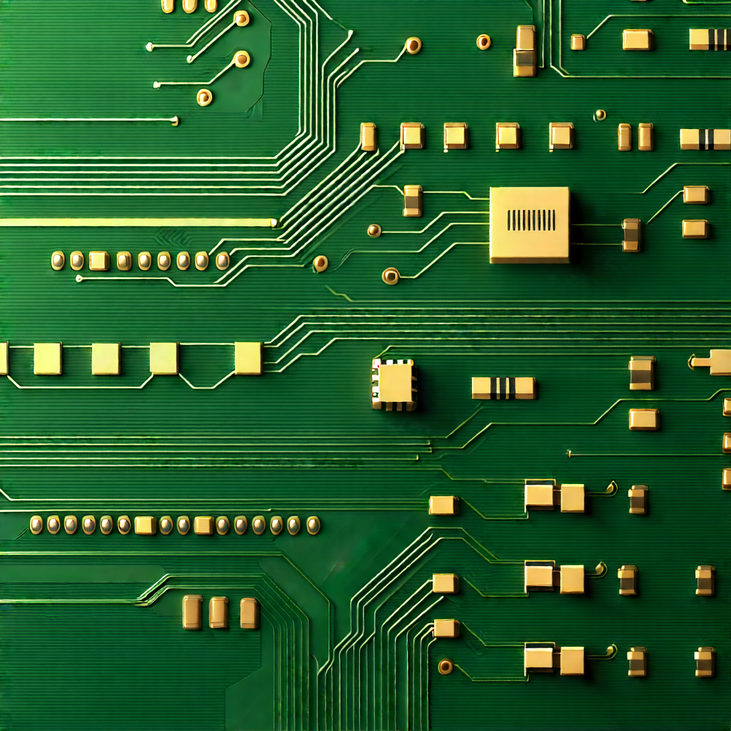 Close-up of electronic circuit