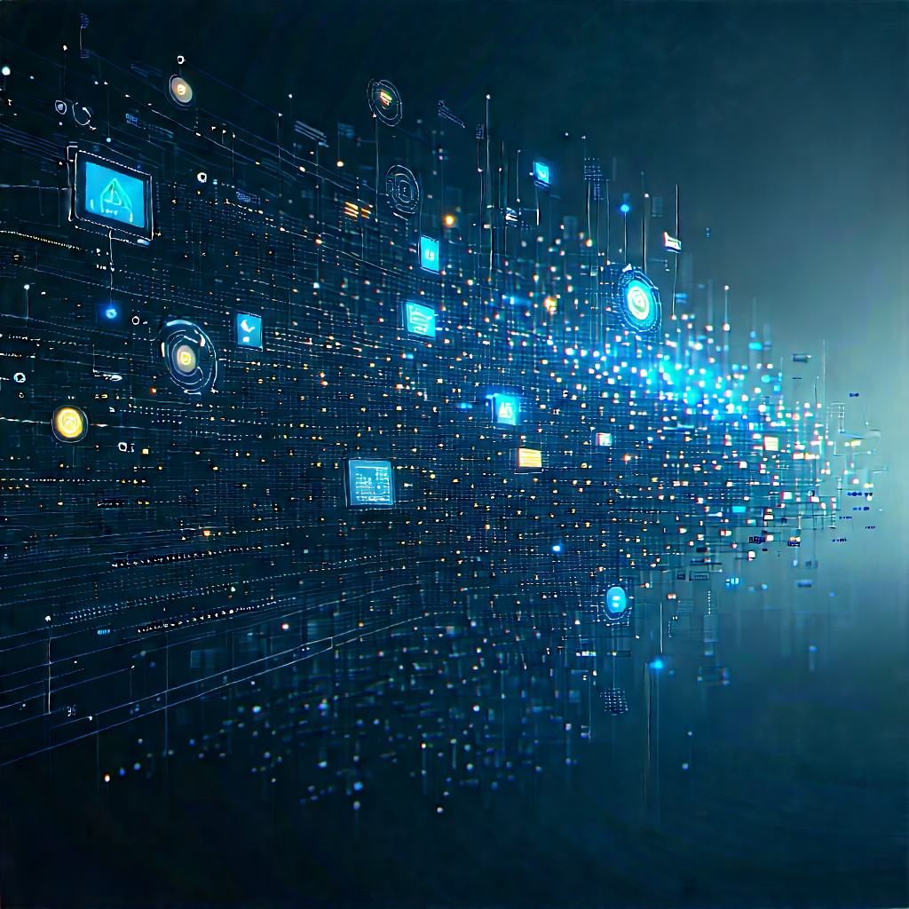 Big Data Visualization With Blue White