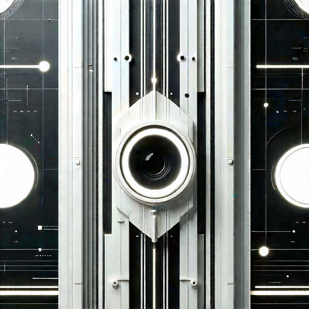 Close-up of sensor array