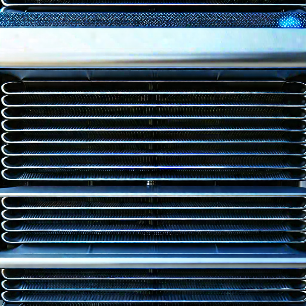 Close-up of cooling system